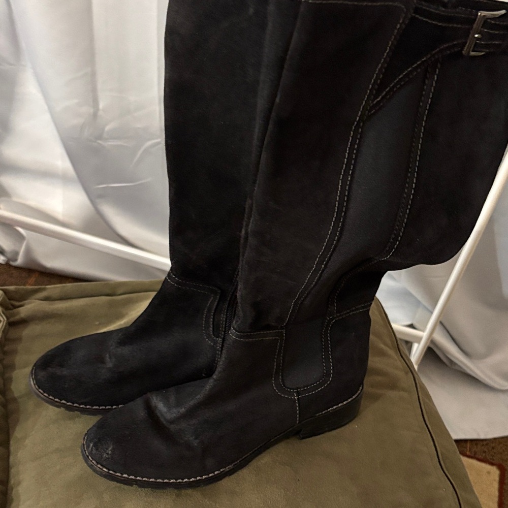 Sofft Black Over the Knee Boots